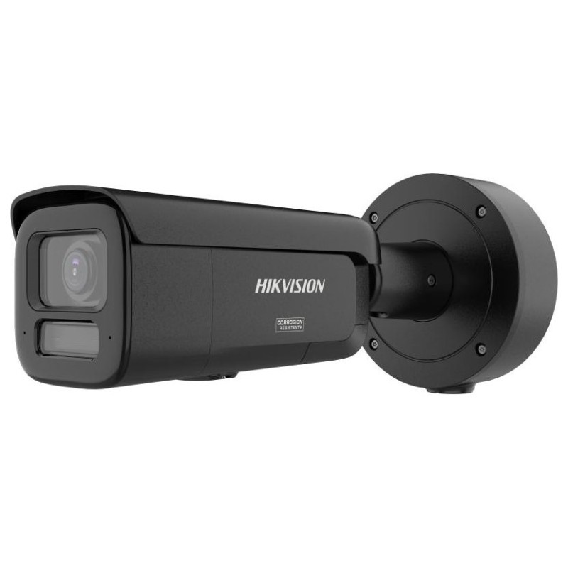 Hikvision 8MPix IP Bullet Hybrid ColorVu AcuSense kamera LED/IR 60m, Blikač , Audio, Alarm, IP67, IK10, černá