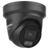Hikvision 4MPix IP Turret Hybrid ColorVu AcuSense kamera LED/IR 30m,WDR130dB,audio, alarm,IP67,blikač, černá