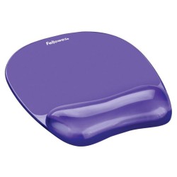 FELLOWES podložka pod myš a zápěstí CRYSTAL gelová fialová