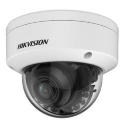 Hikvision 6MPix IP Dome Hybrid ColorVu AcuSense kamera LED/IR 40m, WDR 130dB, Audio, Alarm, IP67, IK10