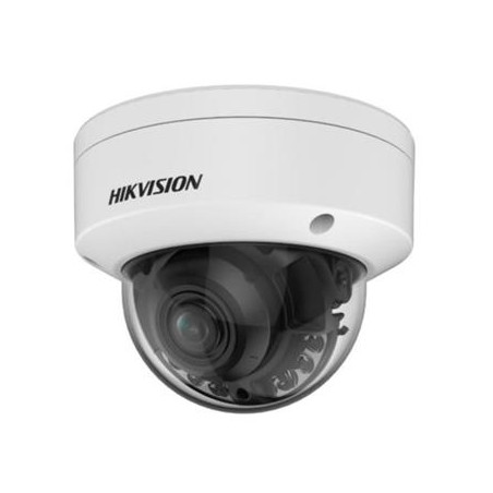 Hikvision 6MPix IP Dome Hybrid ColorVu AcuSense kamera LED/IR 40m, WDR 130dB, Audio, Alarm, IP67, IK10