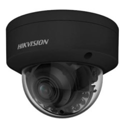 Hikvision 4MPix IP Dome Hybrid ColorVu AcuSense kamera LED/IR 40m, WDR 130dB, Audio, Alarm, IP67, IK10, čern