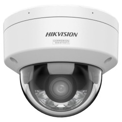 Hikvision 4MPix IP Dome Hybrid ColorVu AcuSense kamera LED/IR 30m,WDR 130dB,Audio,Alarm,IP67,IK10