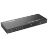 XtendLan HDMI prepínac, 5 vstupy / 1 výstup, do 4k@60Hz (2160p), dálkové ovládání (IR)
