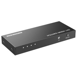 XtendLan HDMI prepínac, 3 vstupy / 1 výstup, do 4k@60Hz (2160p), dálkové ovládání (IR)
