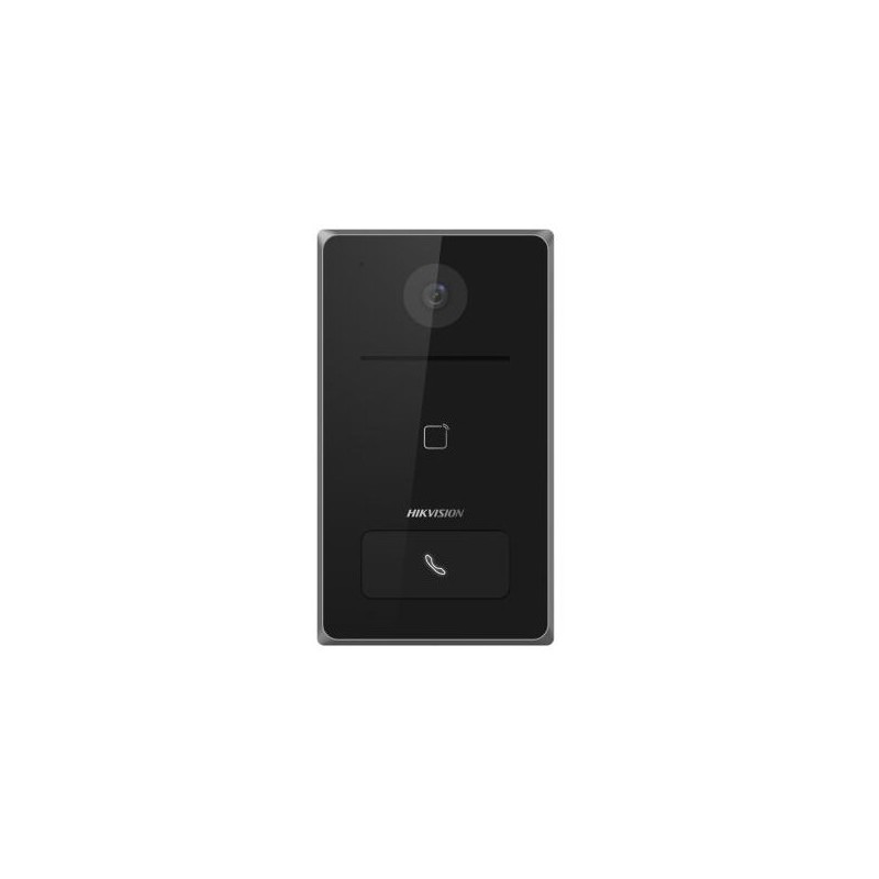 Hikvision IP dveřní interkom pro zápustnou montáž, 2MPx kamera, čtečka karet, WiFi