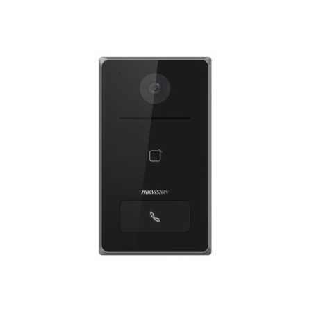 Hikvision IP dveřní interkom pro zápustnou montáž, 2MPx kamera, čtečka karet, WiFi