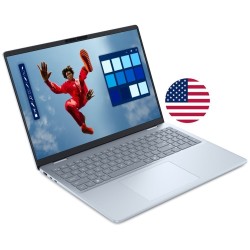 DELL 16 Plus DB16250/ Core Ultra 7 256V/ 16GB/ 512GB SSD/ 16" 2.5K/ FPR/ US klávesnice/ W11Pro/ modrý/ 3Y PS NBD on-sit
