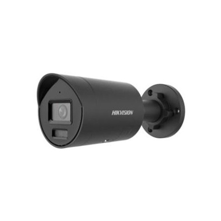 Hikvision 8MPix IP Bullet Hybrid ColorVu AcuSense kamera LED/IR 40m, WDR 130dB, blikač, mikrofon, IP67 čern