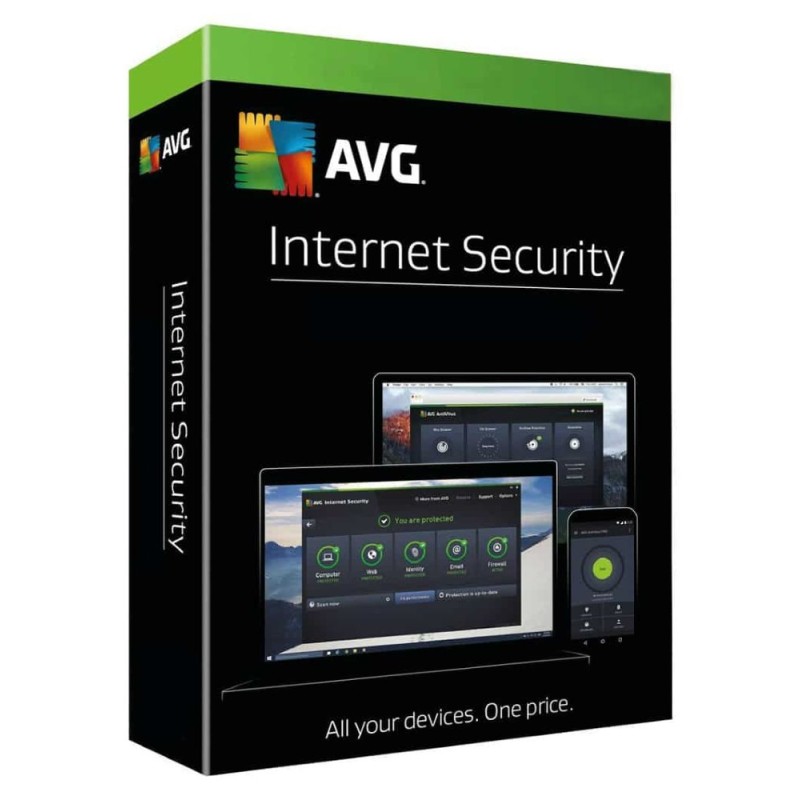 Elektronická licence: AVG Internet Security Multi-Device / 10 zařízení na 1 uživatele / el. licence / 3 roky
