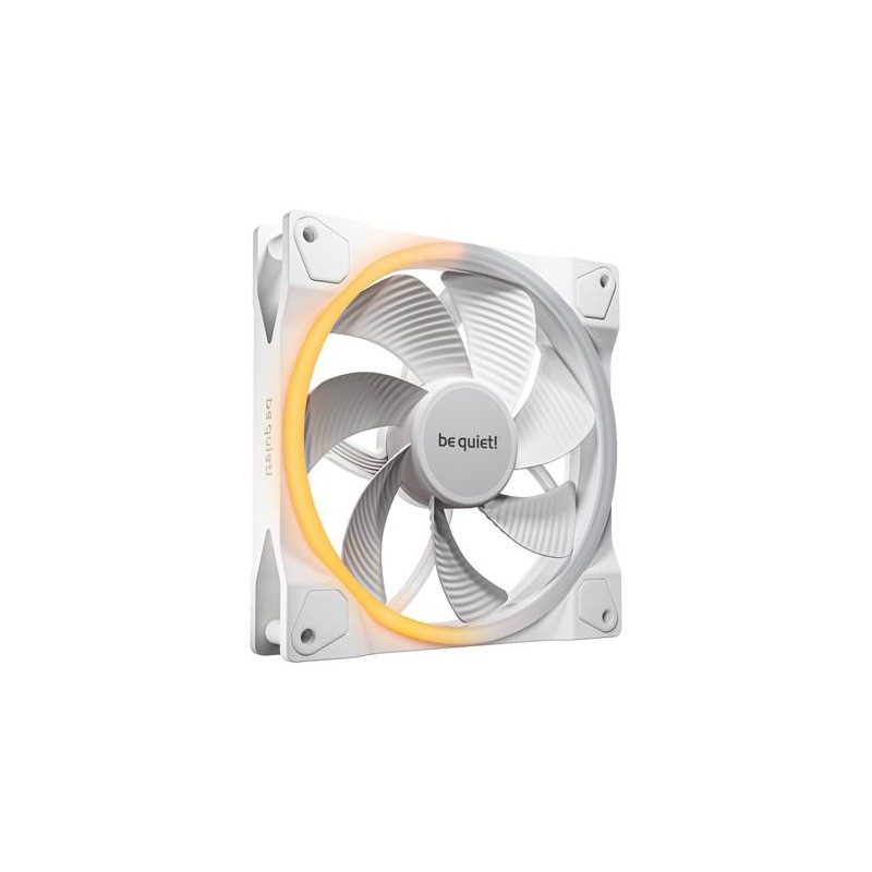 Be quiet! / ventilátor Light Wings 140mm PWM Reverse / 140mm ARGB / PWM / bílý