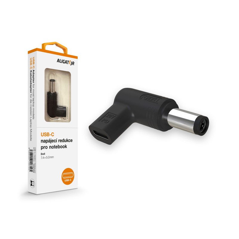 Aligator USB-C napájecí redukce 7,4 x 5,0 mm pro notebooky Dell