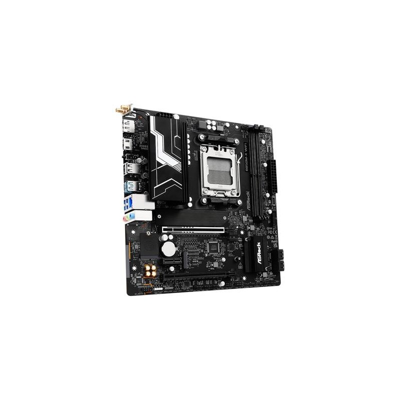 ASRock B850M-X WiFi R2.0 / AMD B850 / AM5 / 2x DDR5 DIMM / 2x M.2 / HDMI / DP / USB-C / WiFi / mATX