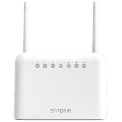 STRONG 4G LTE router 350/ Wi-Fi standard 802.11b/g/n/ 300 Mbit/s/ 2,4GHz/ 4x LAN/ 1x SIM slot/ bílý