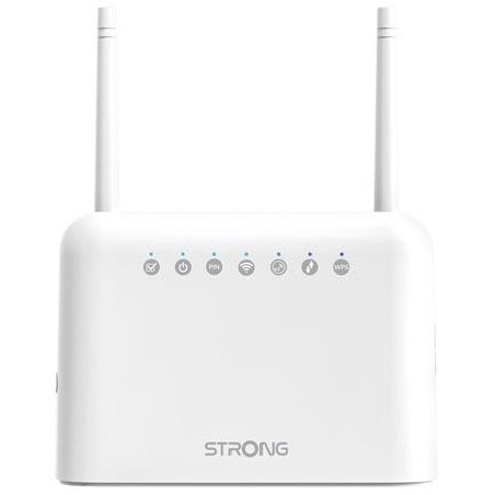 STRONG 4G LTE router 350/ Wi-Fi standard 802.11b/g/n/ 300 Mbit/s/ 2,4GHz/ 4x LAN/ 1x SIM slot/ bílý