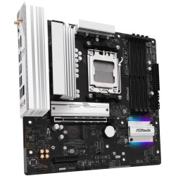 ASRock A620AM Pro RS WiFi / AMD A620A / AM5 / 4x DDR5 DIMM / 3x M.2 / HDMI / DP / USB-C / WiFi / mATX