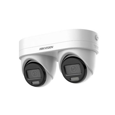 4MPix IP duální kamera s nastavitelnými ohnisky objektivu, IR/LED 30m, mikrofon, Blikac