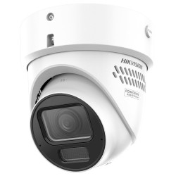 Hikvision 4MPix IP Turret ColorVu AcuSense kamera LED/IR 40m, WDR 130dB, audio, alarm, IP67, IK10, blikač