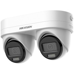 Hikvision 4MPix IP duální kamera s nastavitelnými ohnisky objektivu IR 30m, Mikrofon, Blikač, IP67