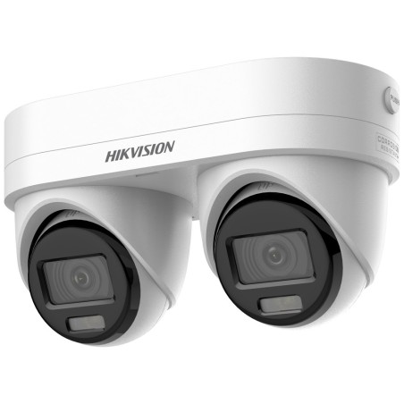 Hikvision 4MPix IP duální kamera s nastavitelnými ohnisky objektivu IR 30m, Mikrofon, Blikač, IP67