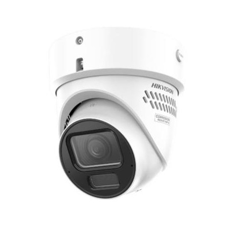 Hikvision 8MPix IP Turret ColorVu AcuSense kamera LED/IR 40m, WDR 130dB, audio, alarm, IP67, IK10, blikač