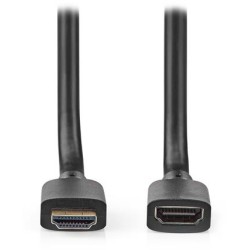 NEDIS prodlužovací Ultra High Speed HDMI 2.1 kabel s ethernetem/ 8K@60Hz/ zlacené konektory HDMI-HDMI/ černý/ BOX/ 2m