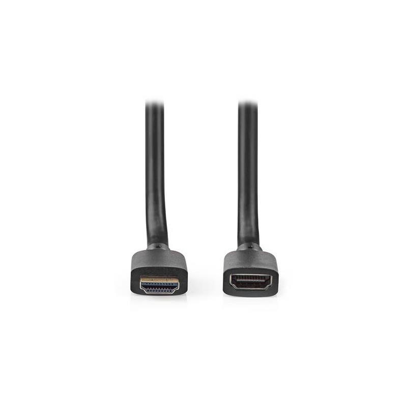 NEDIS prodlužovací Ultra High Speed HDMI 2.1 kabel s ethernetem/ 8K@60Hz/ zlacené konektory HDMI-HDMI/ černý/ BOX/ 2m