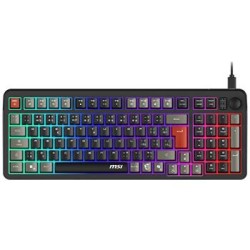 MSI herní klávesnice FORGE GK110/ drátová/ RGB podsvícení/ USB/ CZ+SK layout