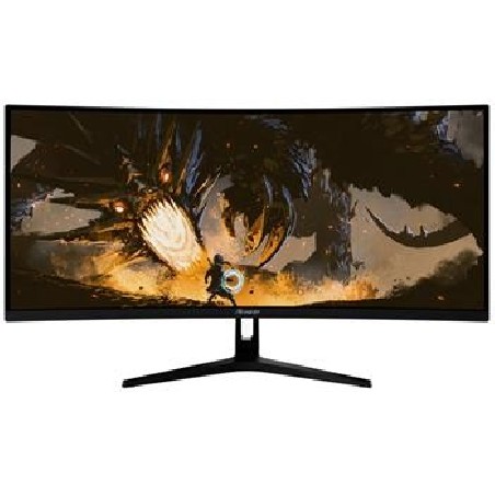 AROZZI NOVA herní monitor 34" 34T2K165 Black/ LED/ 3440x1440/ 165Hz/ VA/ 4000:1/ 1ms/ 2xHDMI/ 2xDP/ černý