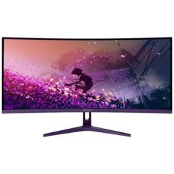 AROZZI NOVA herní monitor 34" 34T2K165 Purple/ LED/ 3440x1440/ 165Hz/ VA/ 4000:1/ 1ms/ 2xHDMI/ 2xDP/ fialový