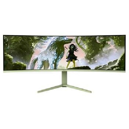 AROZZI NOVA herní monitor 49" 49TUW165 Forest Green/ LED/ 5120x1440/ 165Hz/ VA/ 3000:1/ 1ms/ 2xHDMI/ DP/ USB-C/ m.zelen