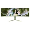 AROZZI NOVA herní monitor 49" 49TUW165 Forest Green/ LED/ 5120x1440/ 165Hz/ VA/ 3000:1/ 1ms/ 2xHDMI/ DP/ USB-C/ m.zelen