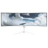 AROZZI NOVA herní monitor 49" 49TUW165 White/ LED/ 5120x1440/ 165Hz/ VA/ 3000:1/ 1ms/ 2xHDMI/ DP/ USB-C/ bílý