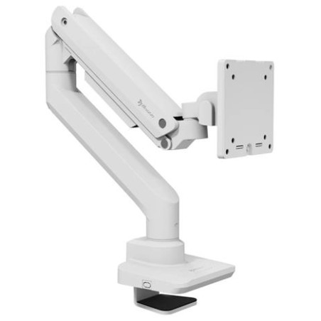 AROZZI ALZARE NEO PRO White/ stolní držák pro monitory/ plynový píst/ kovový/ bílý