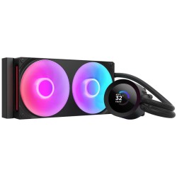 NZXT vodní chladič Kraken 240 / 2x120mm fan / 4-pin PWM / LCD disp. / 6 let RLKR240B2