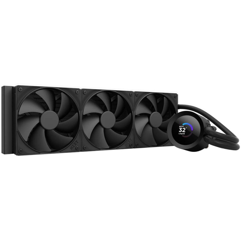 NZXT vodní chladič Kraken 360 / 3x120mm fan / 4-pin PWM / LCD disp. / 6 let RLKN360B2