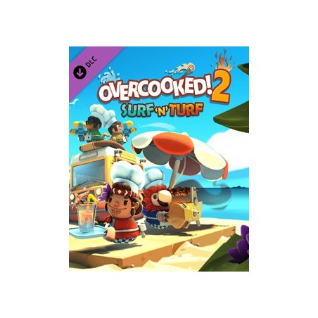 Overcooked! 2 Surf and Turf – herní rozšíření pro PC (elektronická licence)