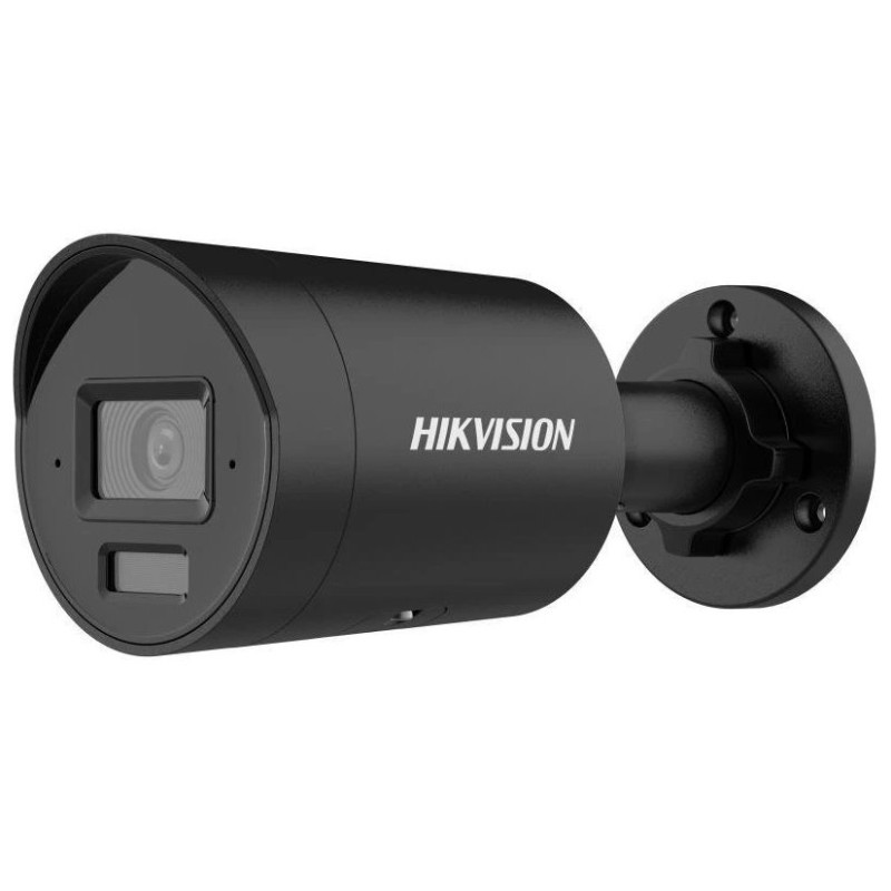 Hikvision 4MPix IP Bullet Smart Hybrid Light AcuSense kamera LED/IR 40m, mikrofon, IP67, černá