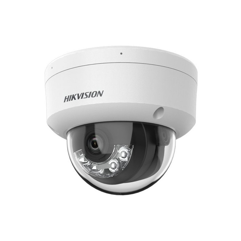 Hikvision 4MPix IP Dome Smart Hybrid Light AcuSense kamera LED/IR 30m, audio, alarm, IP67, IK10 DS2CD2143G2LIS2U(4MM)