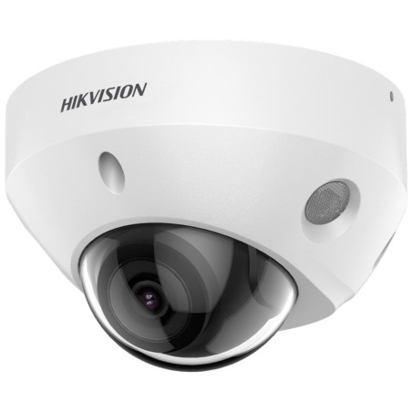Hikvision 8MPix IP Mini Dome Smart Hybrid Light AcuSense kamera LED/IR 30m, audio, alarm, IP67, IK08