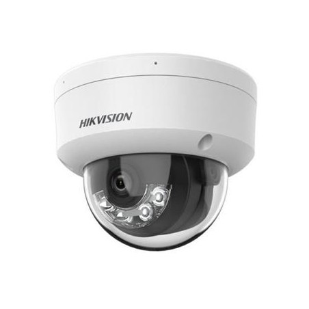 Hikvision 4MPix IP Dome Smart Hybrid Light AcuSense kamera LED/IR 30m, audio, alarm, IP67, IK10 DS2CD2143G2LIS2U(28MM)