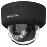 Hikvision 4MPix IP Dome Smart Hybrid Light AcuSense kamera LED/IR 30m, audio, alarm, IP67, IK10, černá
