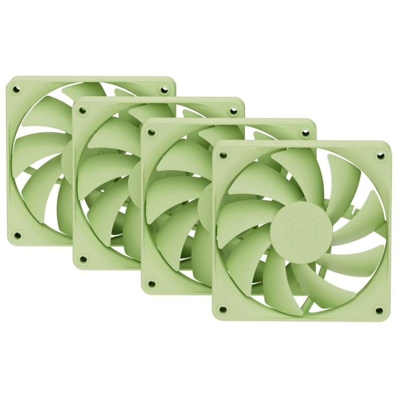 HYTE ventilátor 120mm PWM / barva Matcha Milk / 1500rpm / 72CFM / ABS / 4-pin / sada 4x ventilátor
