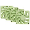 HYTE ventilátor 120mm PWM / barva Matcha Milk / 1500rpm / 72CFM / ABS / 4-pin / sada 4x ventilátor