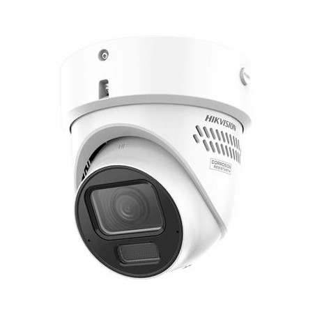8MPix IP Turret AcuSense kamera IR 40m, audio, alarm, IP67, IK10, blikac