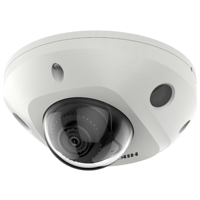 Hikvision 4MPix IP Mini Dome Smart Hybrid Light AcuSense kamera LED/IR 30m, audio, alarm, IP67, IK08