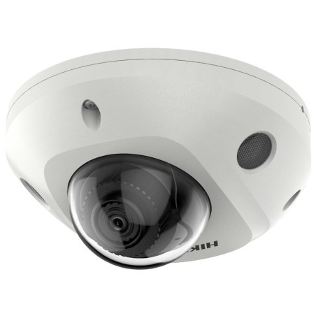 Hikvision 4MPix IP Mini Dome Smart Hybrid Light AcuSense kamera LED/IR 30m, audio, alarm, IP67, IK08