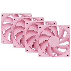HYTE ventilátor 120mm PWM / barva Strawberry Milk / 1500rpm / 72CFM / ABS / 4-pin / sada 4x ventilátor