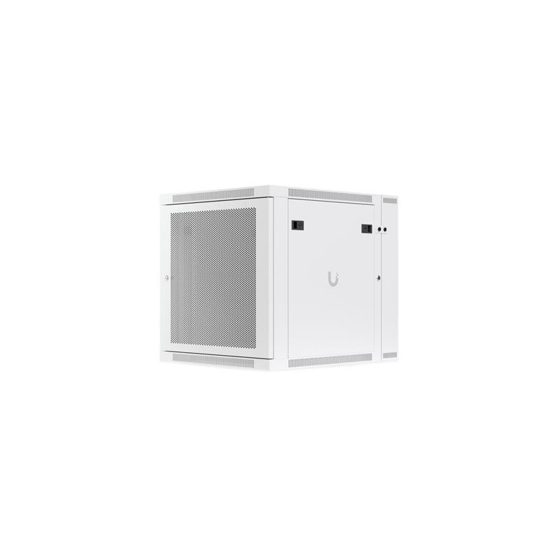 Ubiquiti UniFi 12U Rack Cabinet Wall SW Perforated - Nástěnný rozvaděč, výška 12U, ventilátory, perfor. dveře, dvoudíln