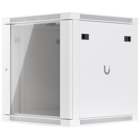 Ubiquiti UniFi 12U Rack Cabinet Wall 600 Glass - Nástěnný rozvaděč, výška 12U, ventilátory, prosklené dveře